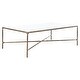 preview thumbnail 8 of 22, SAFAVIEH Couture Jessa Rectangle Metal Coffee Table