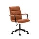preview thumbnail 3 of 11, Porthos Home Paavo Height Adjustable Faux Leather Swivel Office Chair