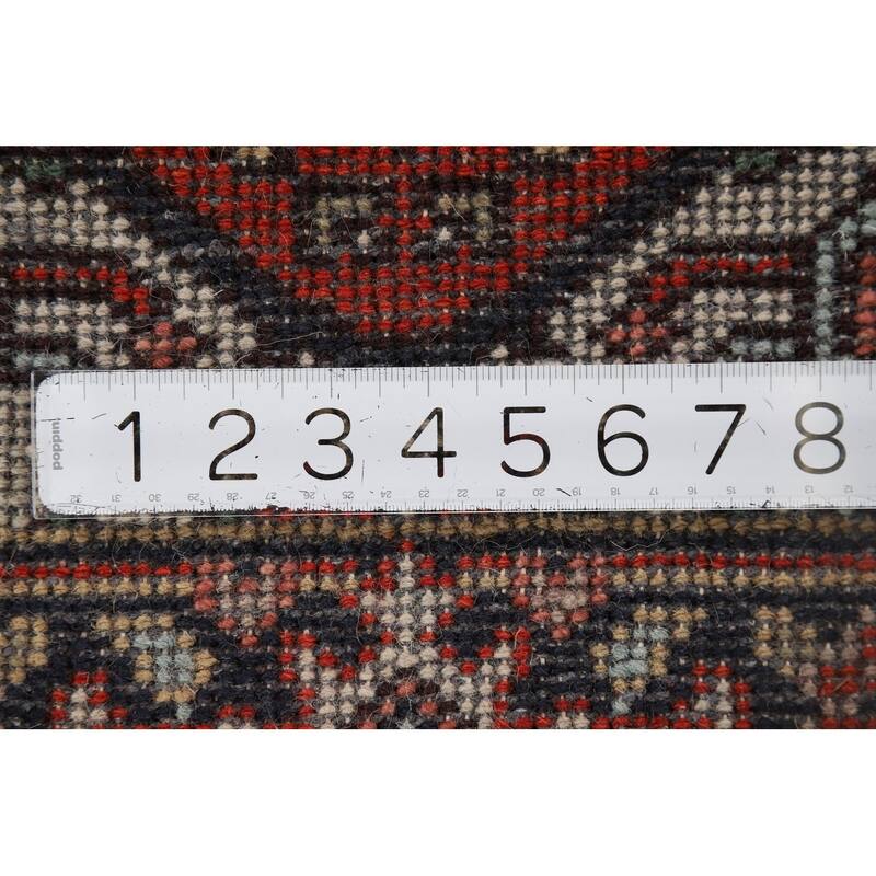 Heriz Serapi Indian Accent Rug Handmade Wool Carpet - 2'0" x 3'0"