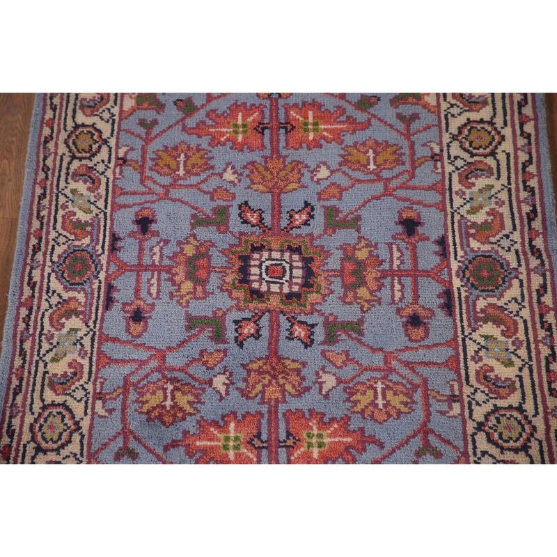 Heriz Serapi Oriental Accent Rug Handmade Wool Carpet - 3'0"x 4'11"
