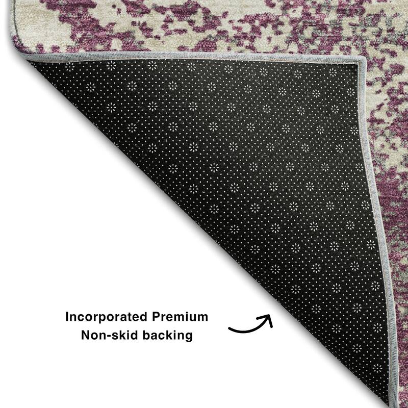 Premium Washable Super Soft Abstract Solid Mayfield Rug