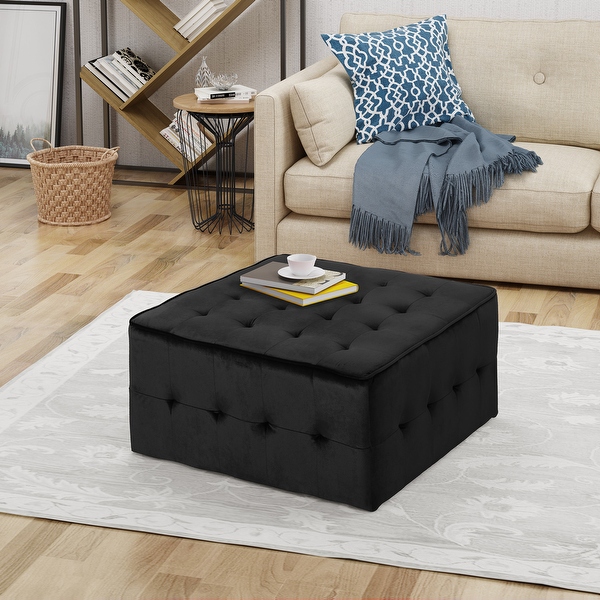 Cocktail ottoman with slide sale