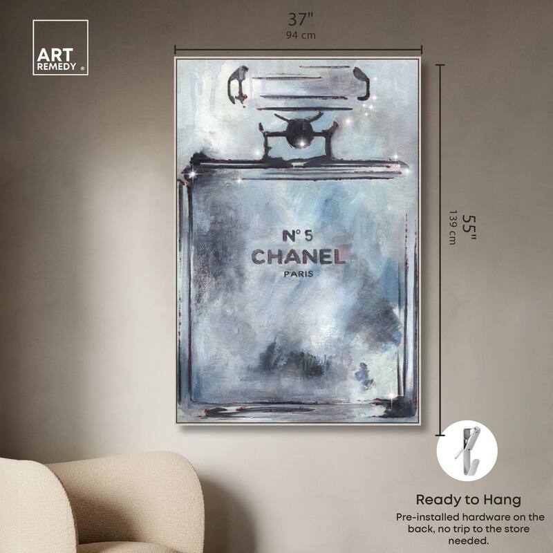 Doll Memories - Grey Perfume Canvas by Art Remedy