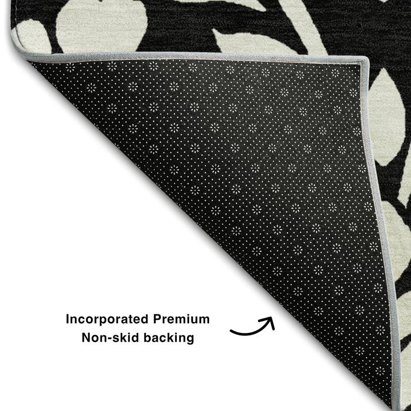 Premium Washable Super Soft Floral Chic Mayfield Rug