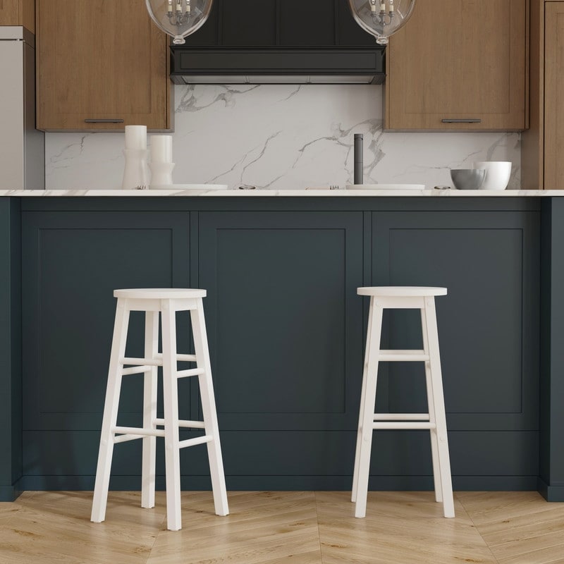 Linon Basic Stationary Backless Bar Stool