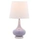 preview thumbnail 2 of 6, SAFAVIEH Kids Lighting 18-inch Amy Purple Mini Gourd Table Lamp