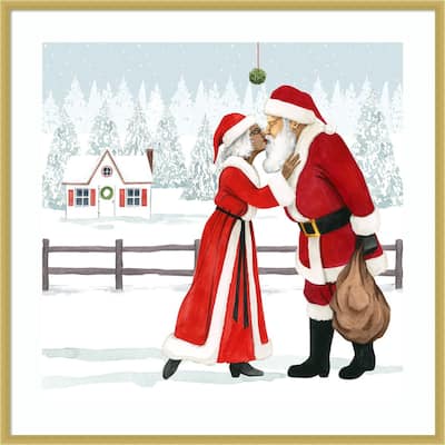 Christmas Love I by Grace Popp Wood Framed Wall Art Print