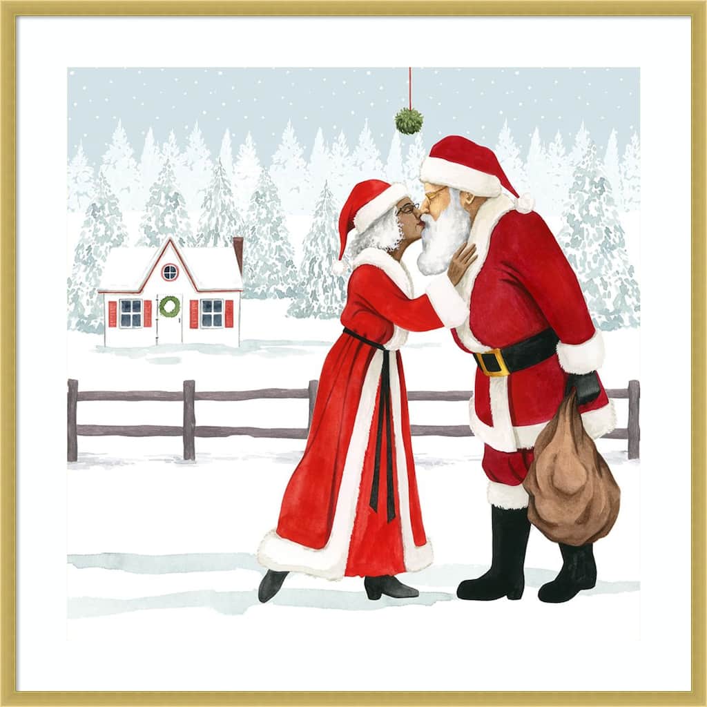 Christmas Love I by Grace Popp Wood Framed Wall Art Print
