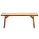 preview thumbnail 2 of 7, Dining Bench Live Edge Rustic Solid Wood Bench