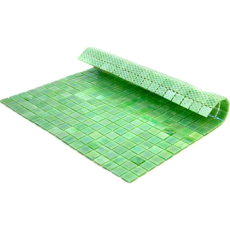 Apollo tile 12" x 12" Skosh Glossy British Racing Green Glass Tile (18.69 sq ft/case) - 20 Pack