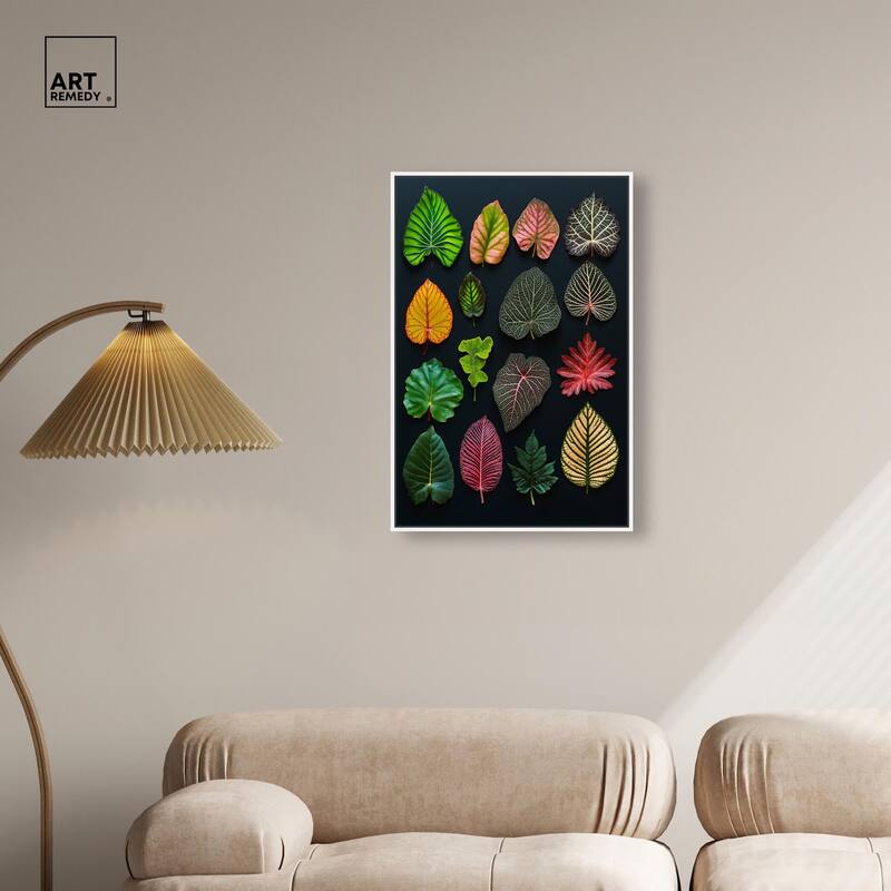 Leaf Lexicon Canvas by Art Remedy
