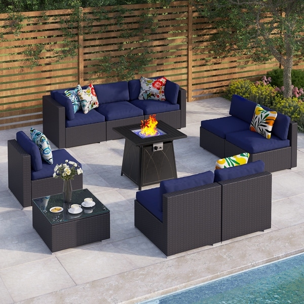 Rattan 8 2025 seater sofa set
