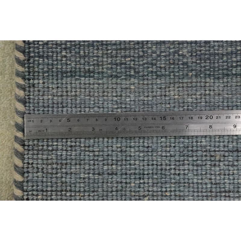 Hand Knotted Oriental 100% Wool Carpet Modern Stripe Multi-Colored Gabbeh Area Rug - 7' 10'' X 5' 7''