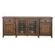 preview thumbnail 3 of 10, Magnussen Home Bay Creek Toasted Nutmeg 80" Console - 80"W x 18"D x 32"H
