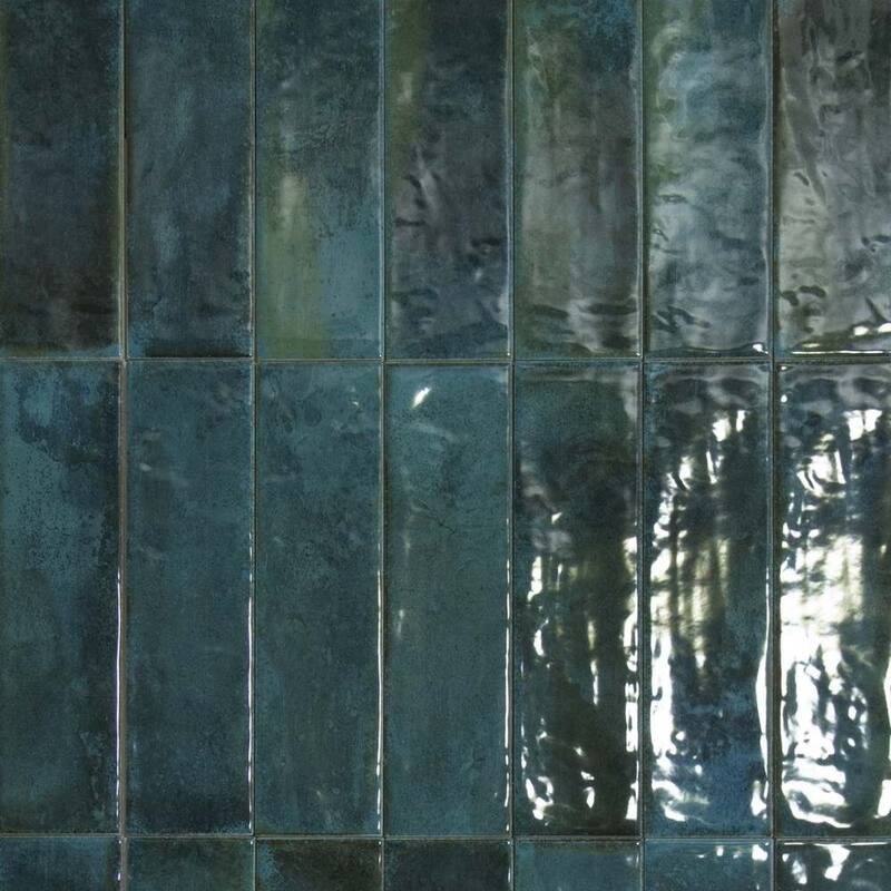 Havasupai Falls 3x10 Glossy Ceramic Subway Tile - Wall, Backsplash
