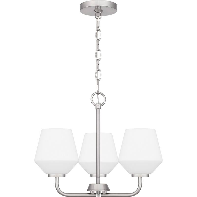 Nielson Three Light Pendant - Brushed Nickel
