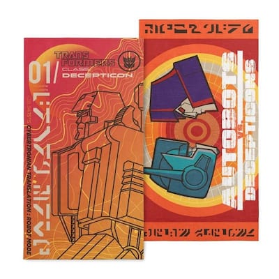 Transformer Class Decept Solar Punk B 2PK Beach Towels - 30" x 60"