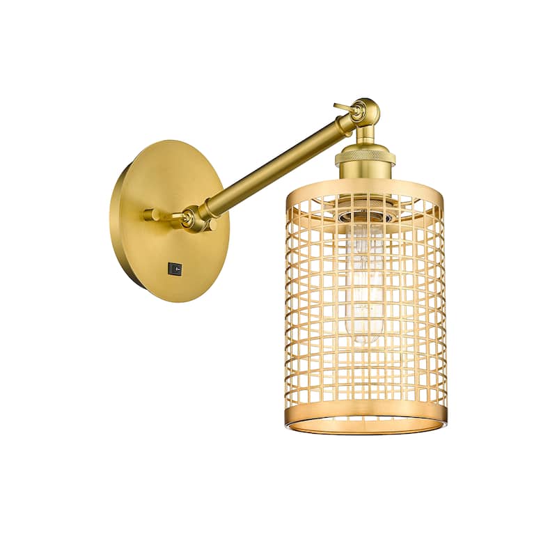 Innovations Lighting Nestbrook - 1 Light Wall-Mounted Sconce - Satin Gold