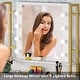 preview thumbnail 19 of 20, Makeup Vanity Dressing Table with Mirror, 8 Lights & 2 Drawers - 35.43"(W)*15.74"(D)*61.61"(H)