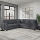 preview thumbnail 17 of 35, Stockton 99W L Shaped Sectional Couch by Bush Furniture