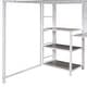 preview thumbnail 23 of 22, Full Loft Bed with Desk & 3 Shelves, Metal Loft Bed with Writing Board, Sapce Saving Loft Bed for Kids, Boys, Girls, Teens
