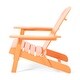 preview thumbnail 52 of 71, Hanlee Outdoor Rustic Acacia Wood Folding Adirondack Chair (Set of 2) by Christopher Knight Home