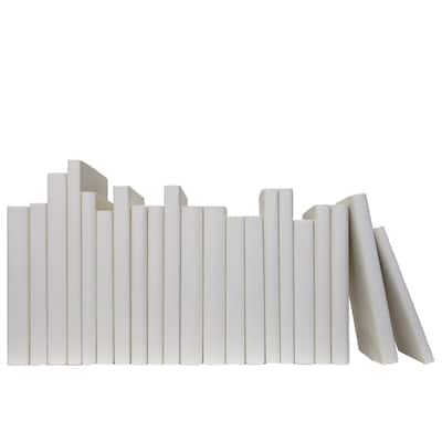 Books Off White Decorative Accessories: Sand Oversized Wrapped Color By The Foot