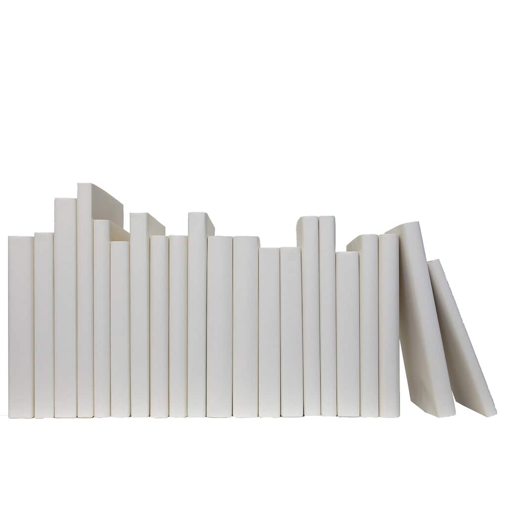Books Off White Decorative Accessories: Sand Oversized Wrapped Color By The Foot