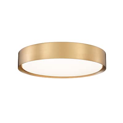 Kawan 1 Light Flush Mount in Modern Gold