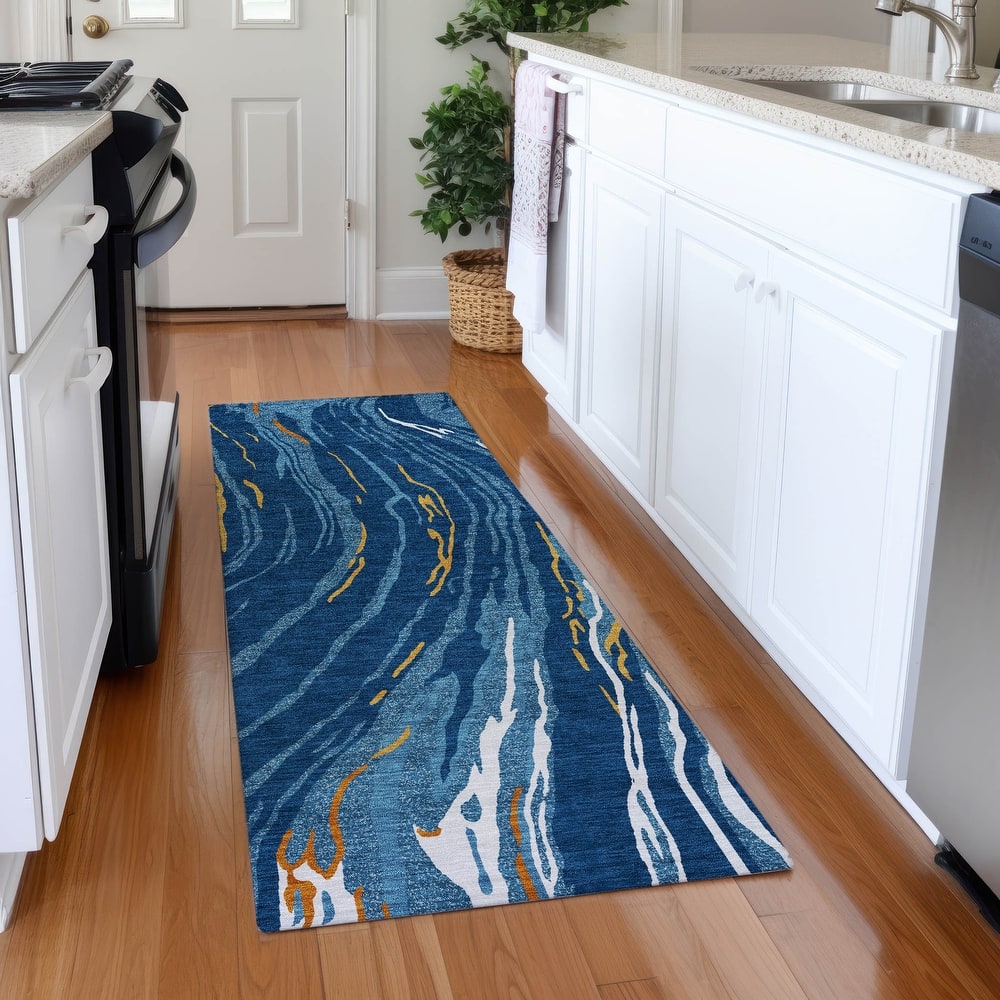 Premium Washable Super Soft Abstract Contemporary Mayfield Rug