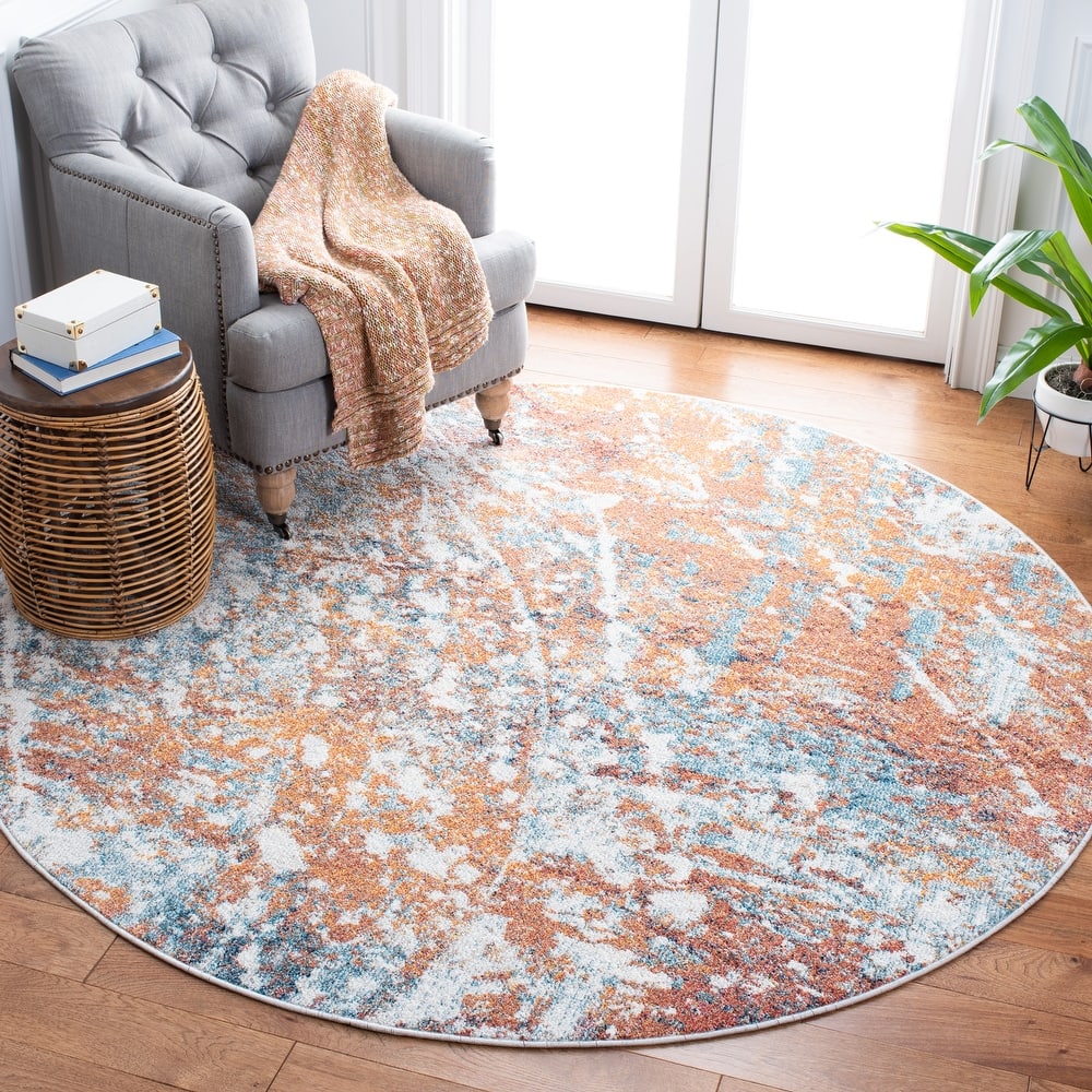 SAFAVIEH Crystal Shizuko Modern Abstract Distressed Rug