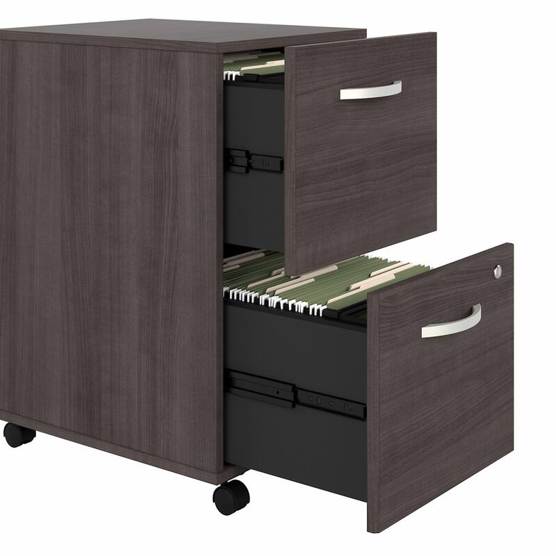 Hybrid 2 Drawer Mobile File Cabinet by Bush Business Furniture