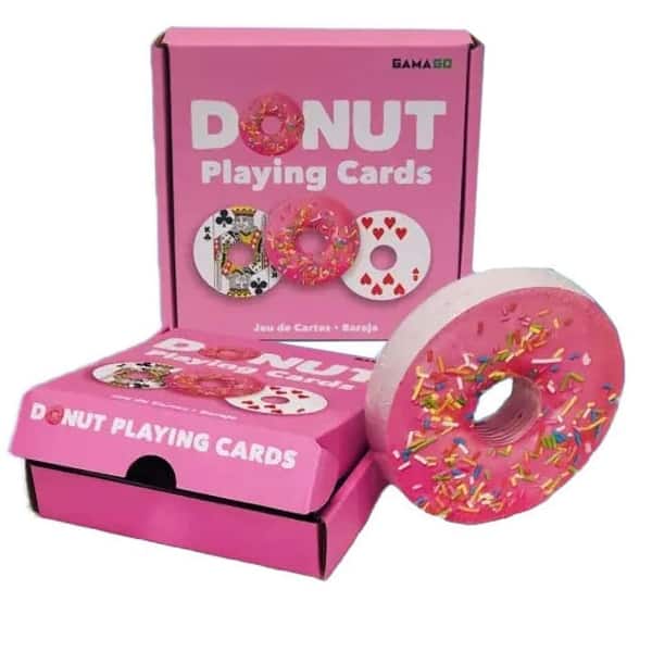 slide 2 of 2, Donut-Shaped Playing Cards