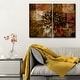 preview thumbnail 7 of 5, Ready2HangArt 'Daisy' Multi-panel Oversized Abstract Canvas Wall Art