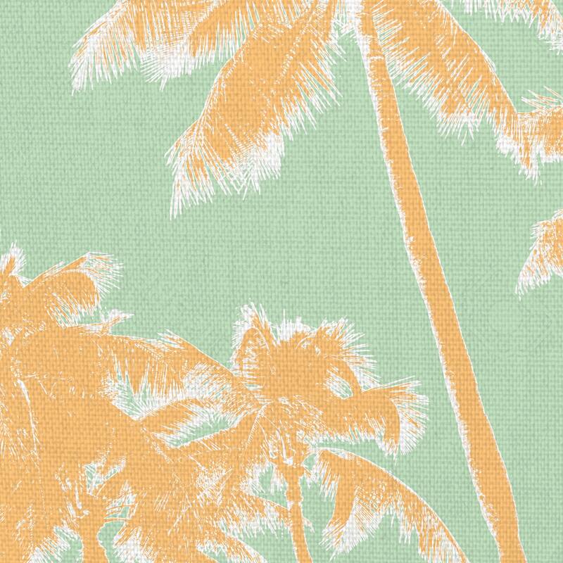 Retro Palms 1 Canvas Art Print