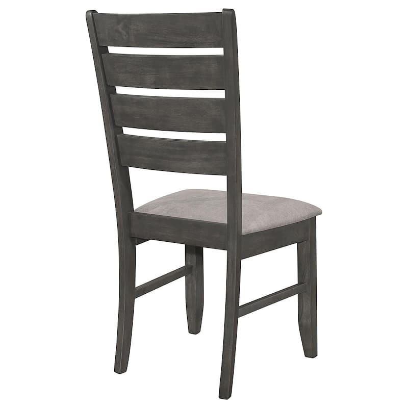 Wooden Padded Seat Side Chairs,Dining Chair (Set of 2)
