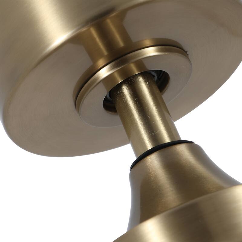 48'' Gold Indoor Ceiling Fan with Light Remote Control