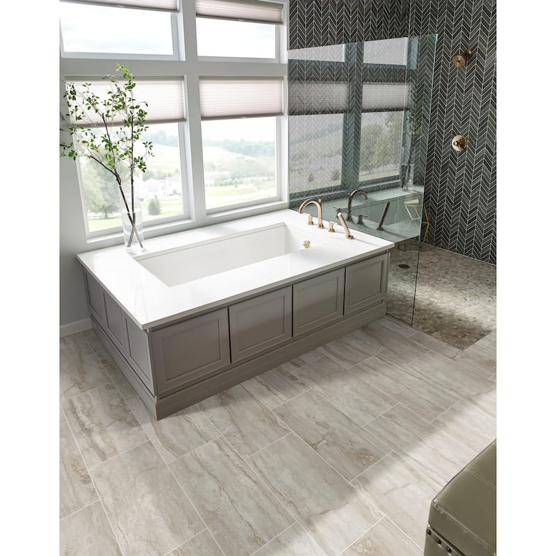 Ackland AKNPTBER12X24P-CA Beraldi - 12" x 24" Porcelain Solid Floor