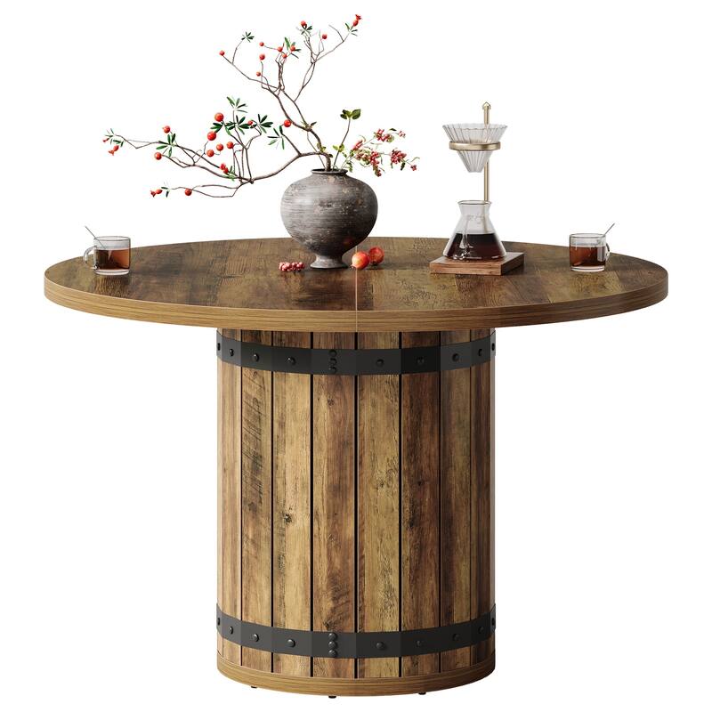 Farmhouse Dining Table, Kitchen Table, Living Room Accent Dining Table