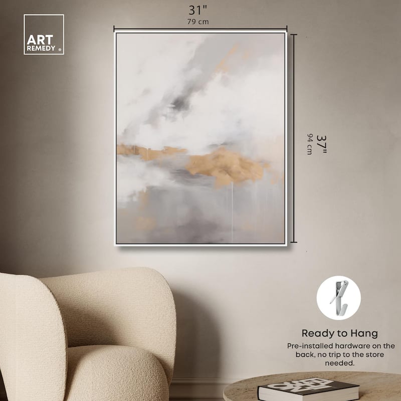 Fleeting Gold II Canvas by Art Remedy