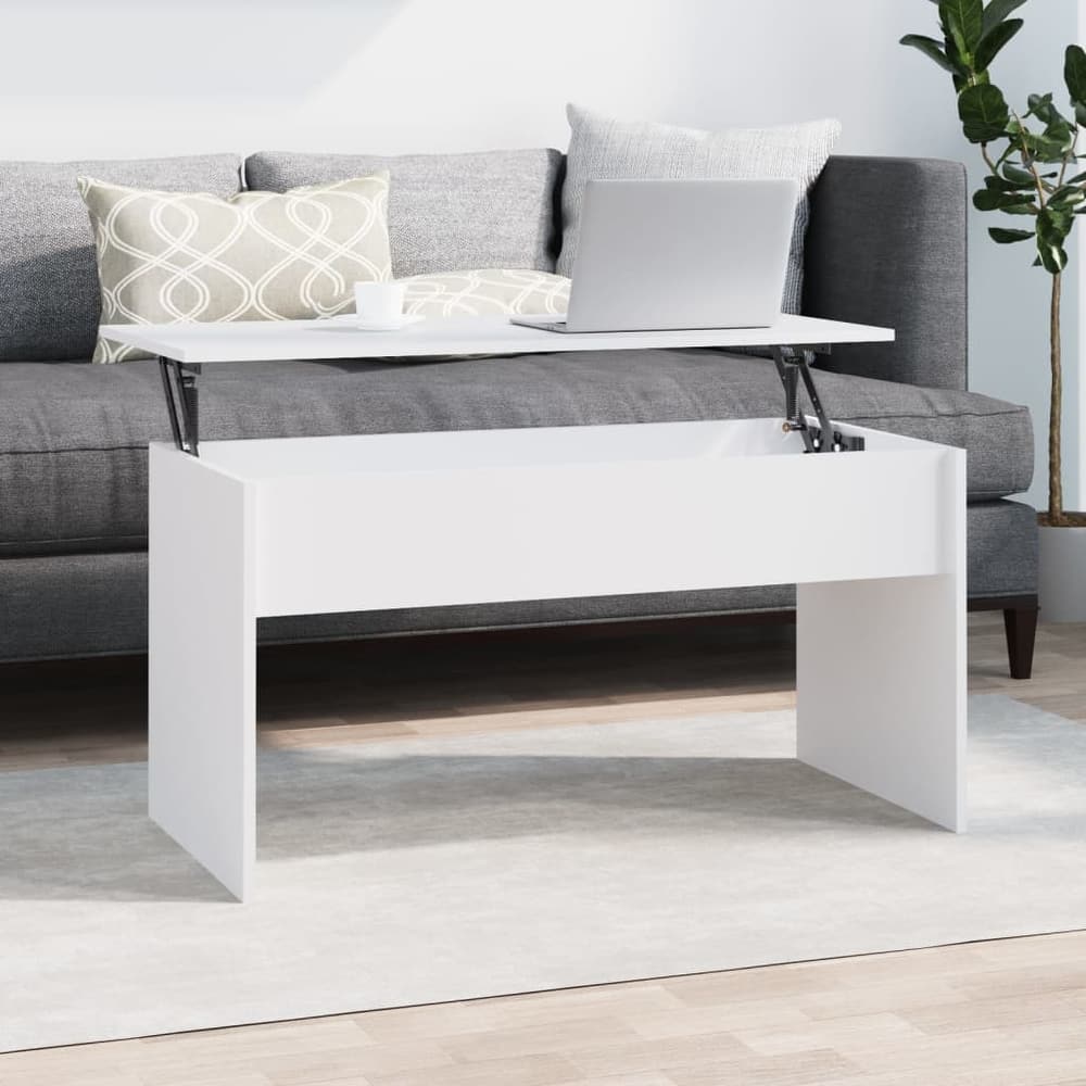 vidaXL Coffee Table Lift Top End Table Accent Side Sofa Table Engineered Wood - 40.2" x 19.9" x 20.7"