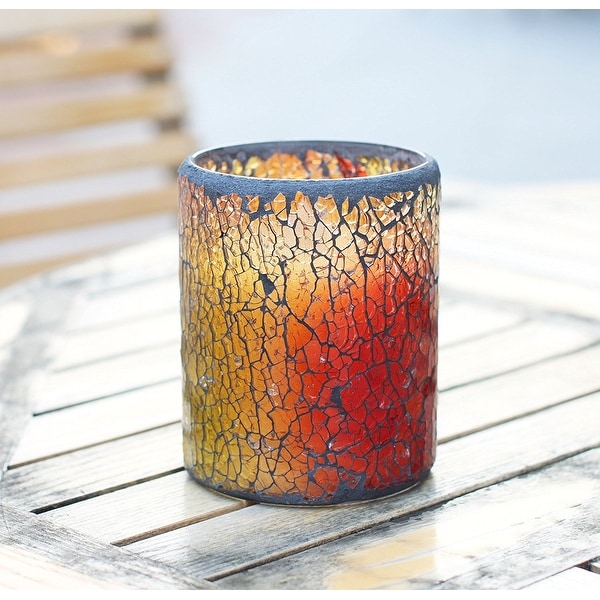 Shop Simplux Red Mosaic Flameless Candle Free Shipping On Orders Over 45 Overstock 14513715