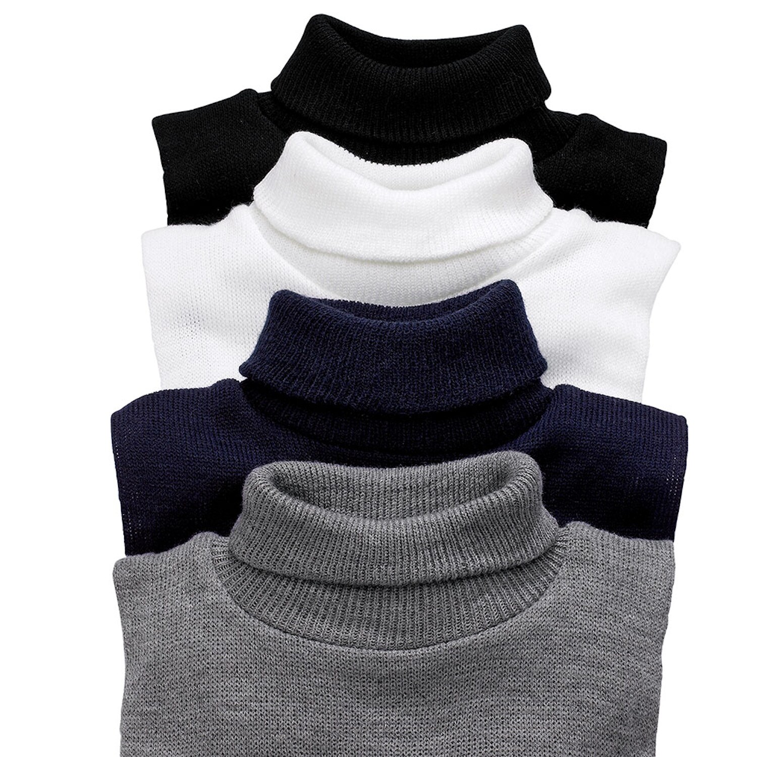 Unisex Turtleneck Dickies - 4 Pack Mock