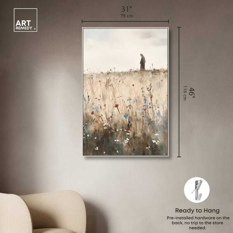 Ambling Monk Canvas by Art Remedy