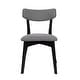 preview thumbnail 44 of 141, Christopher Knight Home - Chazz Mid-Century Modern Upholstered Dining Chairs Set with Solid Wood Splayed Leg