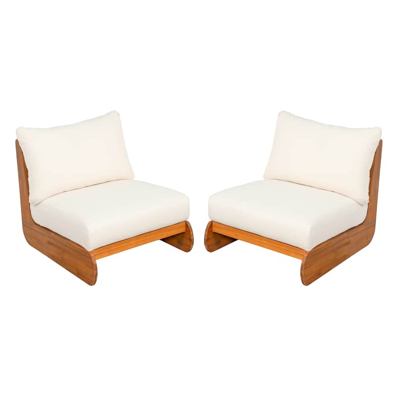 Christopher Knight Home - Thaddeus Outdoor Acacia Wood Accent Chair
