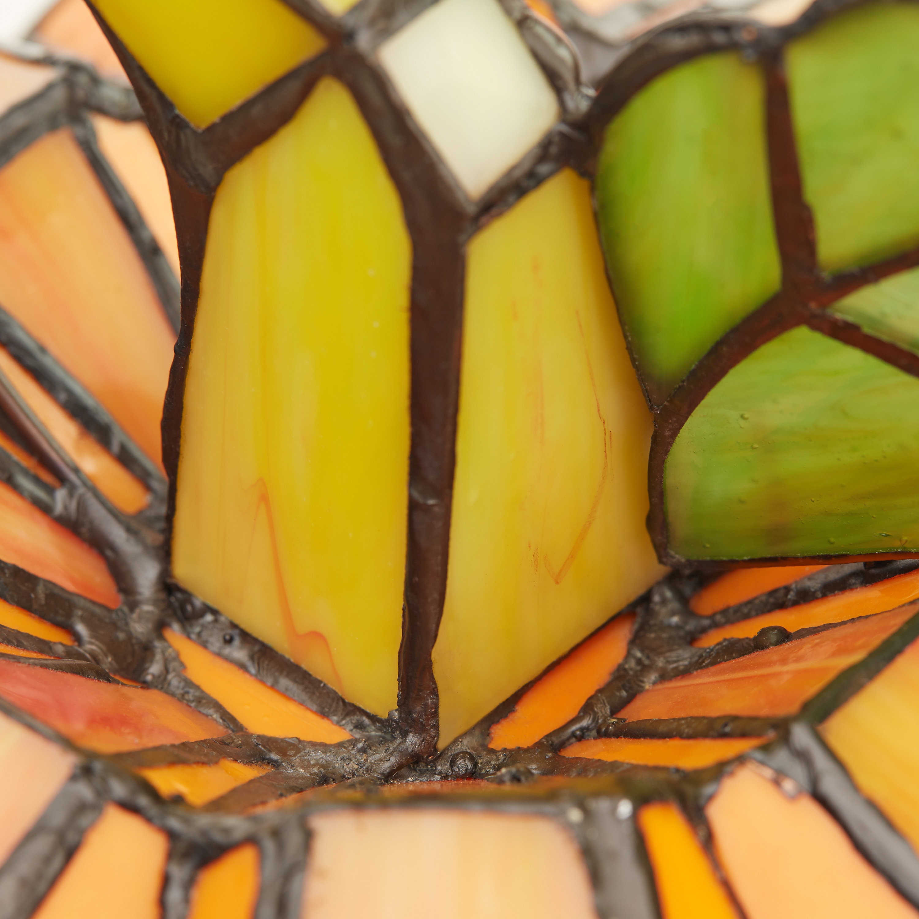9 H Patch the Pumpkin Stained Glass Accent Lamp 8.25 L x 8.25 W x 9 H On Sale Bed Bath Beyond 10543610