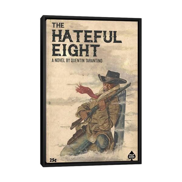 slide 2 of 9, iCanvas "Hateful Eight" by Ads Libitum Framed