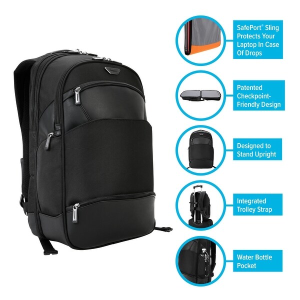 targus mobile vip laptop backpack