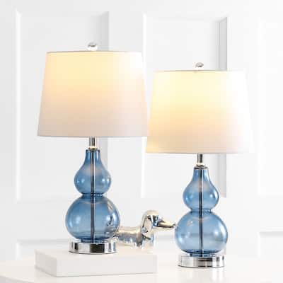 SAFAVIEH Lighting 22" Brisor Table Lamp (Set of 2) - 12" W x 12" L x 22" H